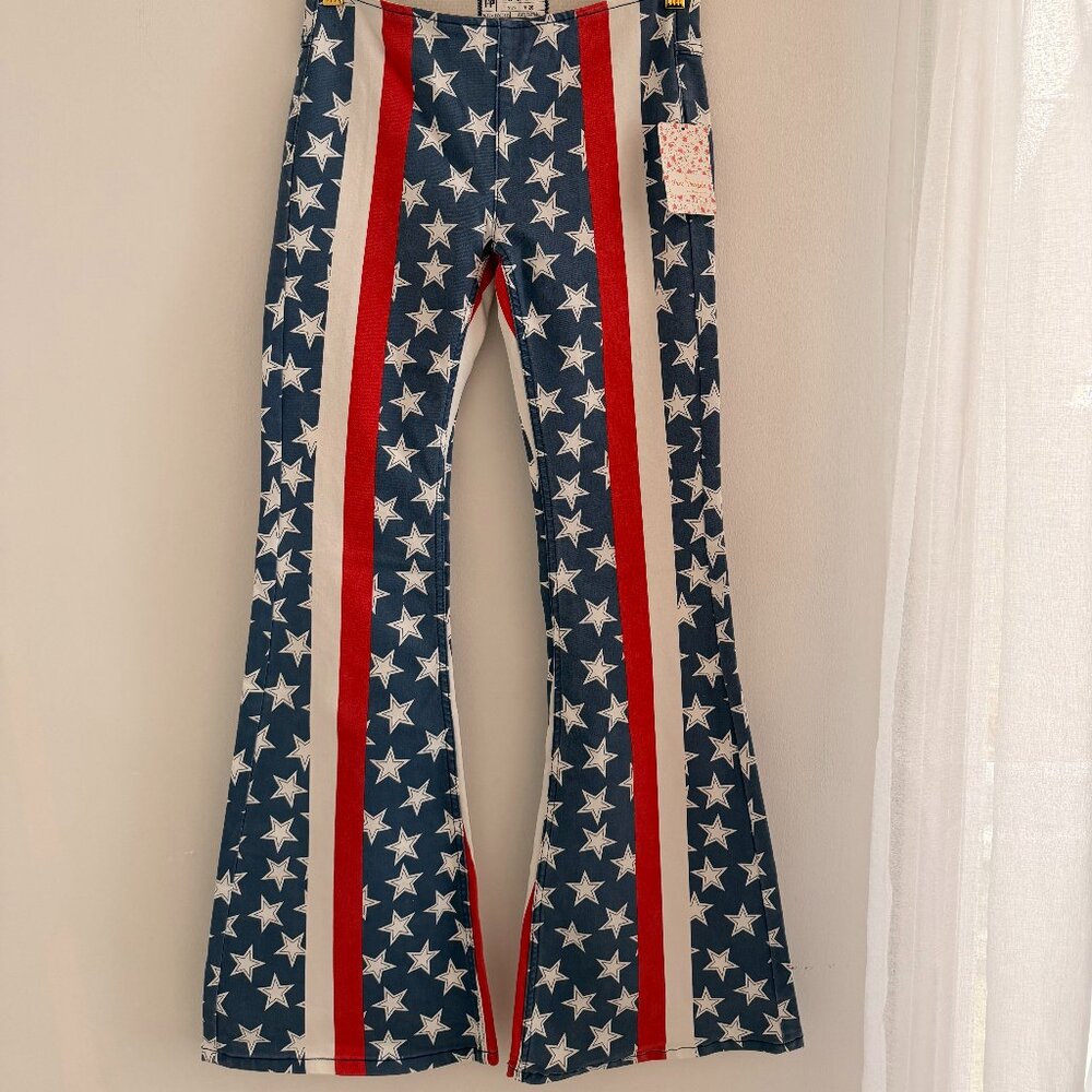 Free People Stars and Stripes Jeans
